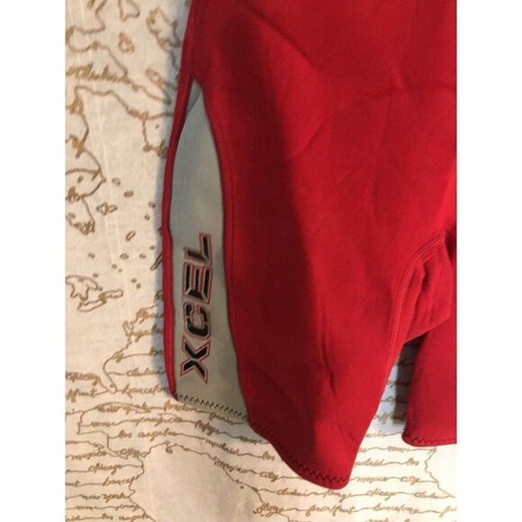 XCEL Kids Swim Rashguard - Black and Red - Picture 2 of 7